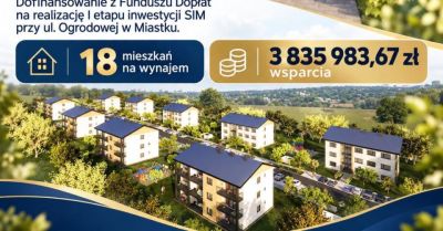 BGK pozytywnie zweryfikował wniosek na 18 mieszkań